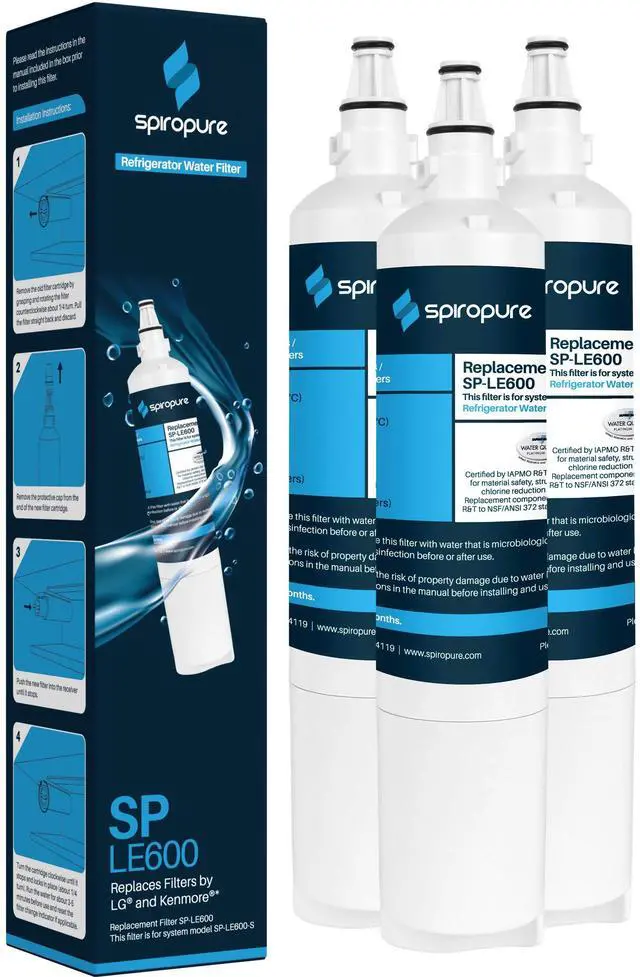 Main image of Refrigerator Filter Replacement for LT600P 9990 5231JA2006 3 Pack