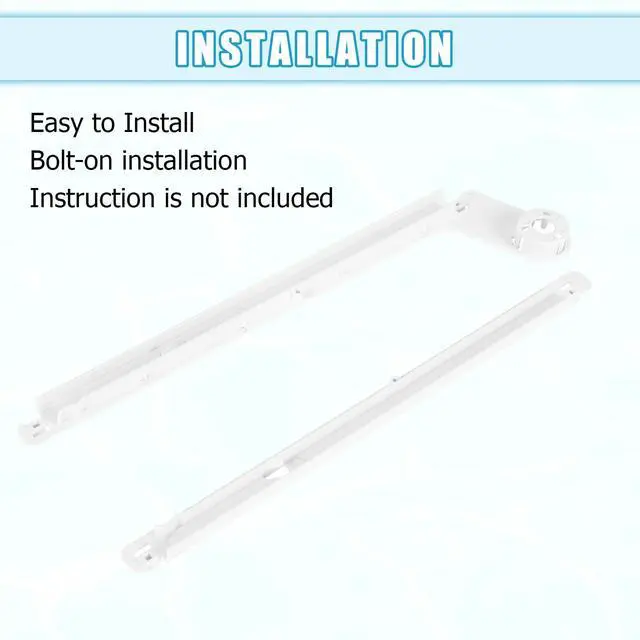 Alt view image 5 of 5 - 240349701 240356501 Slide Rail Sets Compatible with Frigidaire Refrigerator Replacement for 891105 AH429945 EA429945 PS429945 891216 AH430126 EA430126 PS430126