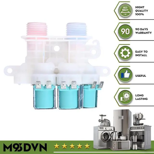 Alt view image 6 of 6 - Water Inlet Valve Replacement For Kenmore 110.20372710 110.20372711 110.27132412 110.26132410 110.27132413 110.26132411 110.27132411 110.26132412 110.26132413 110.26134610 110.27132410 Washing Machine