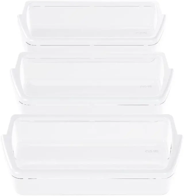 Main image of W10321304 WPW10321304 Replacement Refrigerator Door Shelf Bin Compatible with Whirlpool Refrigerator Replacement for AP6019471 2171046 2171047 2179574 PS11752778 2179607-3PCS