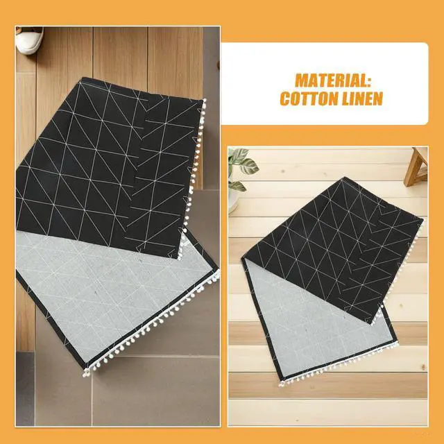 Alt view image 7 of 7 - Refrigerator Dust Cover with Pockets | 35.43X11.81In Protective Cover Scarf for Fridge Washing Machine Dryer Top Appliance Dustproof