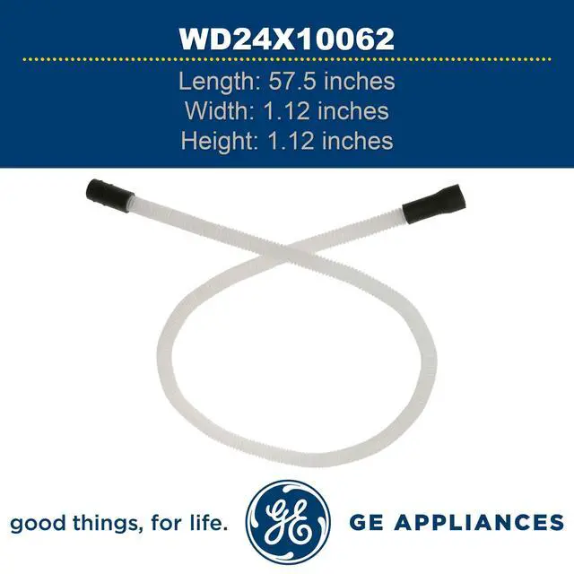 Alt view image 4 of 4 - WD24X10062 nuine OEM Drain Hose for Dishwashers
