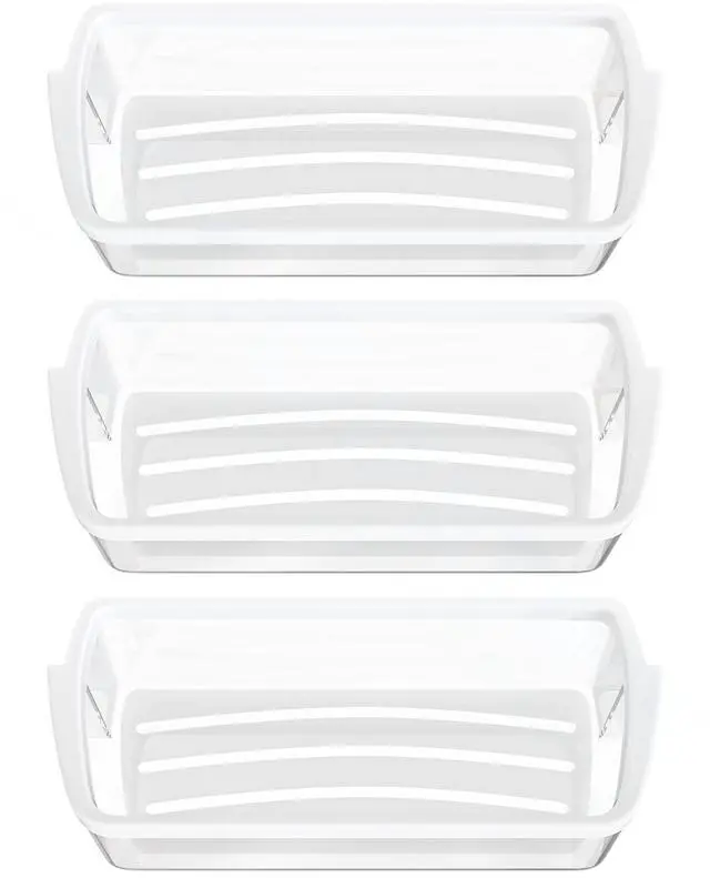 Main image of UPGRADED Appliance 3 x Ultra Durable W10321304 Door Shelf Bin Compatible with Whirlpool Refrigerator - WPW10321304