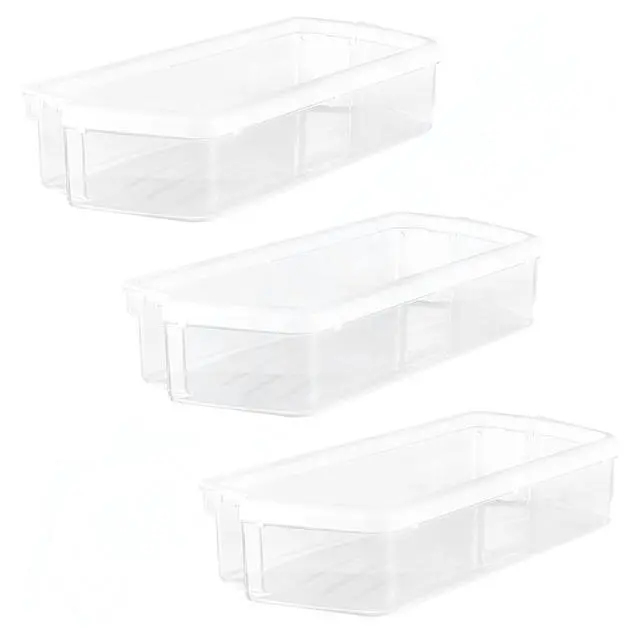 Alt view image 6 of 6 - UPGRADED Appliance 3 x Ultra Durable W10321304 Door Shelf Bin Compatible with Whirlpool Refrigerator - WPW10321304