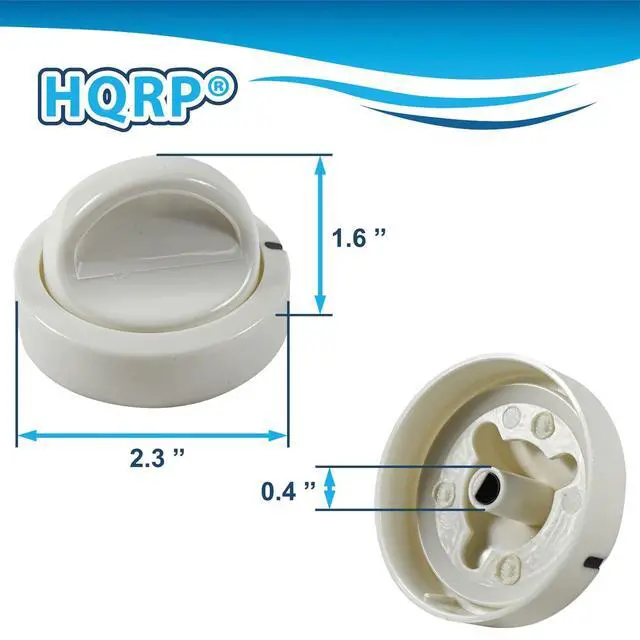Alt view image 3 of 7 - 4-Pack Dryer Timer Knobs Switch Replacement Part compatible with General Electric GE, Frigidaire, Crosley 131873500 131947300 134042600 832670 AH418921 AP2107778 EA418921 PS418921 WE01X10082