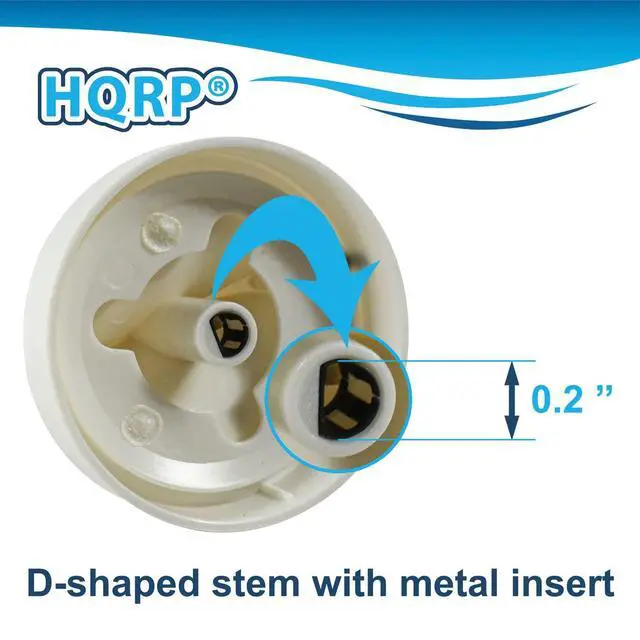 Alt view image 4 of 7 - 4-Pack Dryer Timer Knobs Switch Replacement Part compatible with General Electric GE, Frigidaire, Crosley 131873500 131947300 134042600 832670 AH418921 AP2107778 EA418921 PS418921 WE01X10082