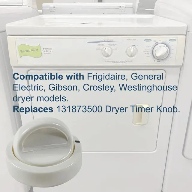 Alt view image 6 of 7 - 4-Pack Dryer Timer Knobs Switch Replacement Part compatible with General Electric GE, Frigidaire, Crosley 131873500 131947300 134042600 832670 AH418921 AP2107778 EA418921 PS418921 WE01X10082