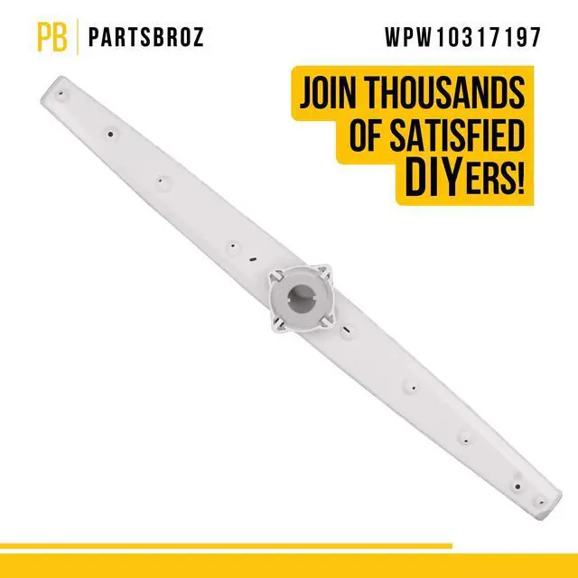 Alt view image 6 of 6 - WPW10317197 Dishwasher Upper Spray Arm for Whirlpool Amana Inglis AP6019390 | Replaces PS11752696 W10317197 2209779