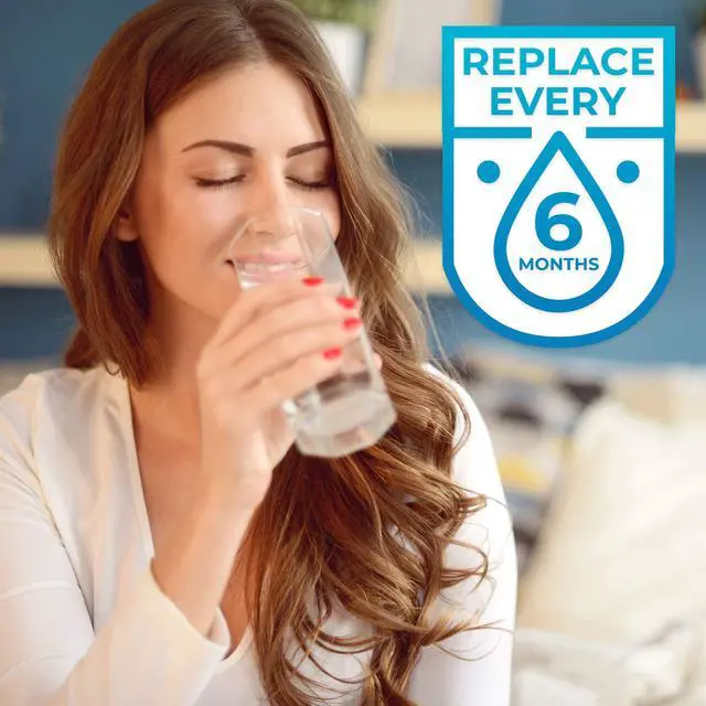 Alt view image 6 of 7 - Refrigerator Filter Replacement for XWF NO Electronic Chip 3 Pack