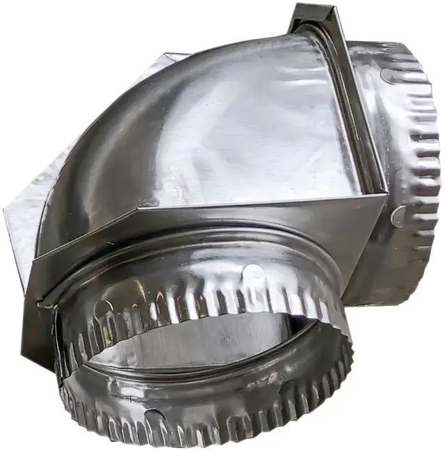 Alt view image 4 of 6 - BDB110050 Semi-Rigid Dryer Vent Kit with Close Elbow, Silver