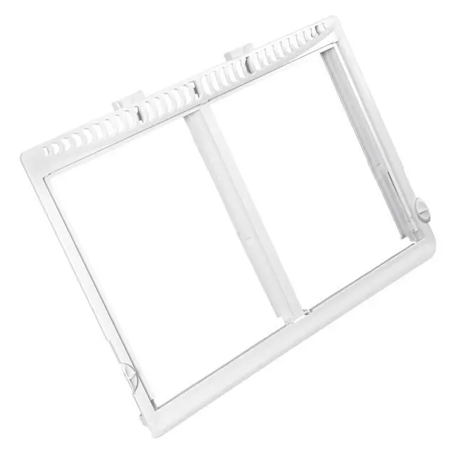 Alt view image 7 of 7 - 240364787 Crisper Pan Cover Compatible with Frigidaire Refrigerator AP4432913 240364714 240364725 240364794 1512532 Crisper Drawer Cover Shelf Frame Replacement Only W/O Glass White