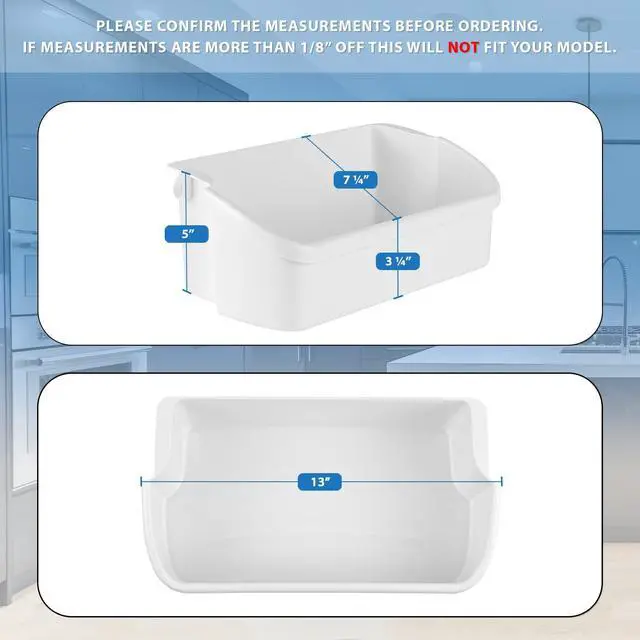 Alt view image 2 of 5 - UPGRADED Appliance 240324501 Door Bin Shelf Compatible with Frigidaire, Kenmore, Electrolux Refrigerator