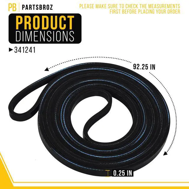 Alt view image 2 of 7 - Dryer Belt for Kenmore 110.60222511