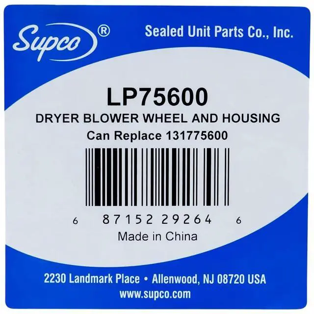 Alt view image 5 of 5 - Housing & Blower Assy fits Electrolux Dryers, AP2107606, PS418726, 131775600