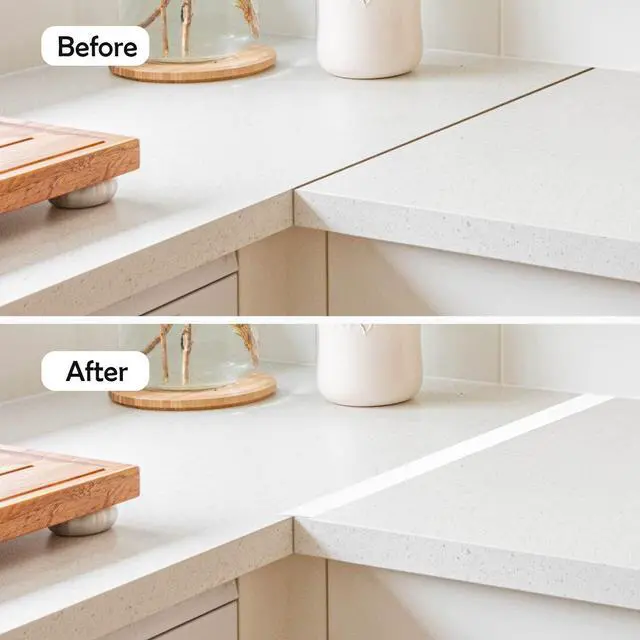 Alt view image 5 of 6 - Kitchen Stove Gap Covers, Self-Adhesive Stove Counter Gap Cover for Oven, Stovetops & Counters | Flexible Stove Space Fillers & Easy to Clean (120 Inches, White)