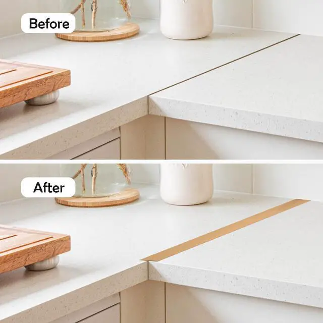 Alt view image 5 of 6 - Kitchen Stove Gap Covers, Self-Adhesive Stove Counter Gap Cover for Oven, Stovetops & Counters | Flexible Stove Space Fillers & Easy to Clean (120 Inches, Brown)