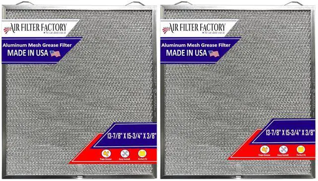 Main image of Aluminum Grease Filter HPFA3B30 Replacement For Broan Nutone Range Hood 13-7/8" X 15-3/4" X 3/8" 2-Pack
