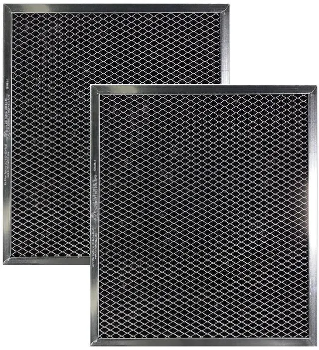 Main image of Replacement For GE WB2X9760 WB2X2891 Range Hood Charcoal Carbon Filters 10-3/8 x 11-3/8 Inches 2-Pack