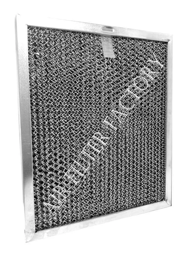 Alt view image 2 of 6 - Aluminum/Carbon Range Hood Filter - 8" x 9 1/2" x 7/16" (Original Version)