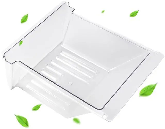 Main image of 240364503 Crisper Drawer Compatible with Frigidaire Refrigerator Crisper Pan Drawer Freezer Replacement for 240364507 Clear Plastic (PC)