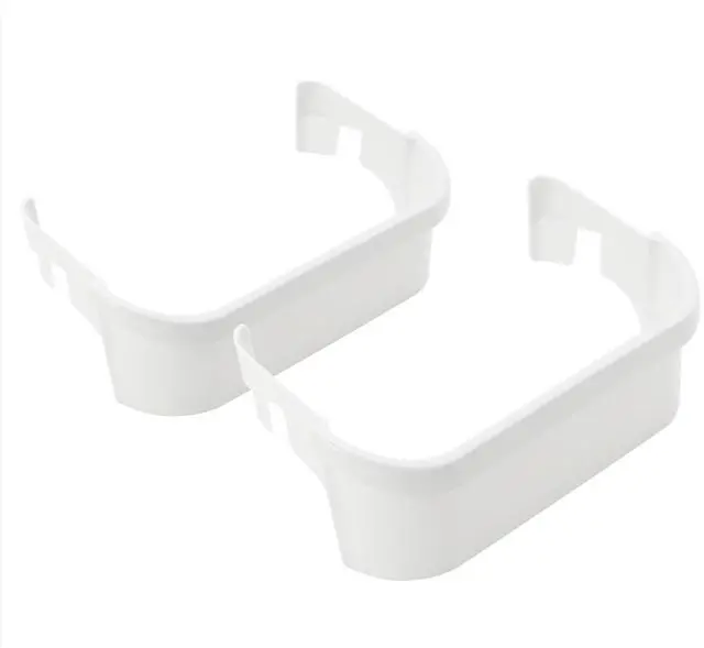 Alt view image 7 of 7 - 240351601 Refrigerator Door Shelf Bin Compatible with Frigidaire Freezer AP2115974 PS430027 891154 AH430027 EA430027 Refrigerator Gallon Door Bin Shelf Replacement Only White 2Pcs