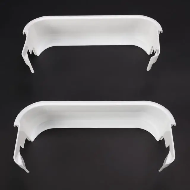 Alt view image 7 of 7 - 240351601 2pcs Refrigerator Door Shelf Compatible with Frigidaire Freezer Replacement Only 1037664 AH899475 EA899475 PS899475 White ABS Plastic