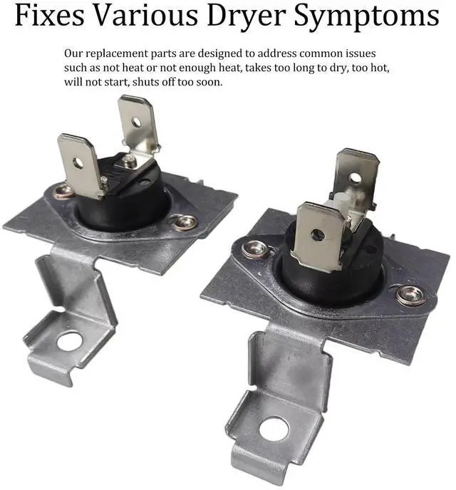 Alt view image 4 of 7 - EA3529026 Dryer Thermistor and Thermostat Kit Replacement for LG Dryer DLGX8001W, DLGX8101V, DLGX8101W,Replace EA3530486, PS3530486 by