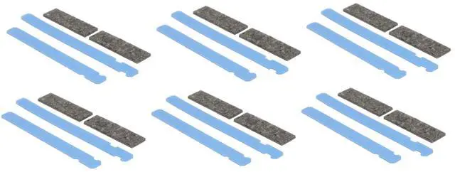 Alt view image 2 of 6 - 12002126 Exact fits WHIRLPOOL DRYER DRUM GLIDE KIT REPLACEMENT (6)
