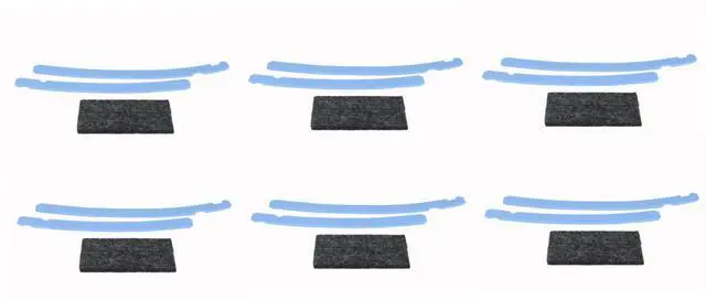 Alt view image 3 of 6 - 12002126 Exact fits WHIRLPOOL DRYER DRUM GLIDE KIT REPLACEMENT (6)