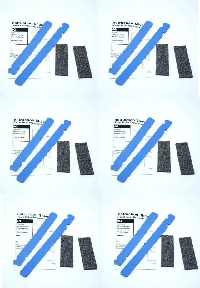 Alt view image 5 of 6 - 12002126 Exact fits WHIRLPOOL DRYER DRUM GLIDE KIT REPLACEMENT (6)