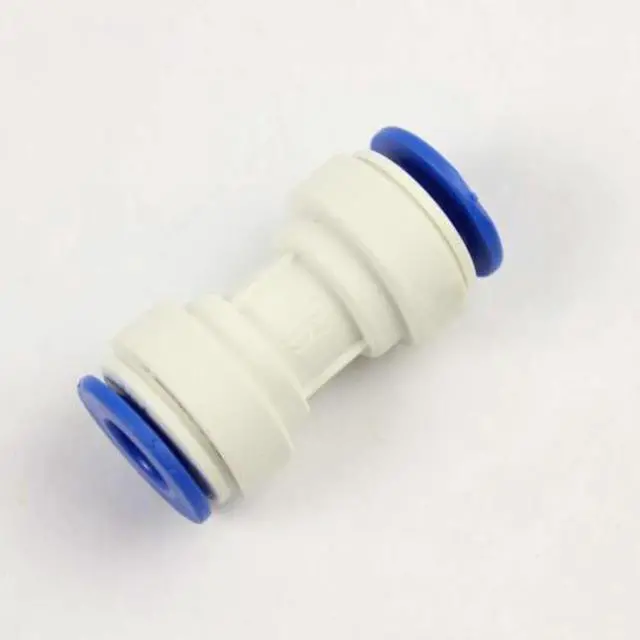 Main image of WP2300868 OEM Refrigerator Water Tube Fitting, White and Blue