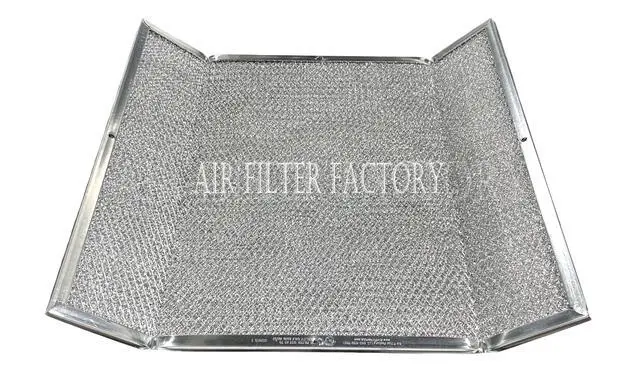 Alt view image 2 of 6 - Replacement For KA240 KitchenAire 15.75 x 16.75 x 0.37 Inches Range Hood Filter Aluminum Mesh Grease Range Vent Hood Filter