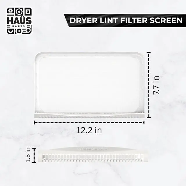 Alt view image 2 of 7 - 33001808 Dryer Lint Screen Filter Replacement | Compatible with Maytag Neptune, Whirlpool, Magic Chef, Admiral Fits MDG3000AWW, MDE4000AYW, MDE9700AYM
