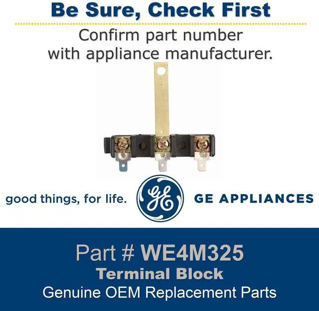 Alt view image 2 of 3 - WE4M325 Terminal Block and Grounding Strap for