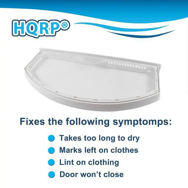 Alt view image 5 of 7 - 2-Pack WE03X23881 Dryer Lint Filter Replacement for GE Hotpoint 4476390 AP6031713 PS11763056 EAP11763056