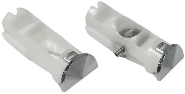 Main image of Freezer Handle Support Set Compatible with Samsung Model Numbers RF261BEAESR, RF261BEAESR/AA, RF261BEAEWW, RF261BEAEWW/AA