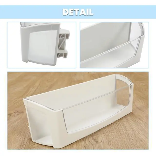 Alt view image 3 of 7 - W10212139 WPW10212139 Refrigerator Door Shelf Compatible with Whirlpool Refrigerator Door Cantilever Bin AP6017170 PS11750465 W10212139N Replacement Only 1PC