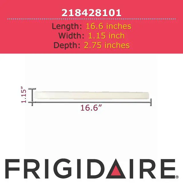 Alt view image 4 of 4 - GENUINE 218428101 Door Handle for Refrigerator, White