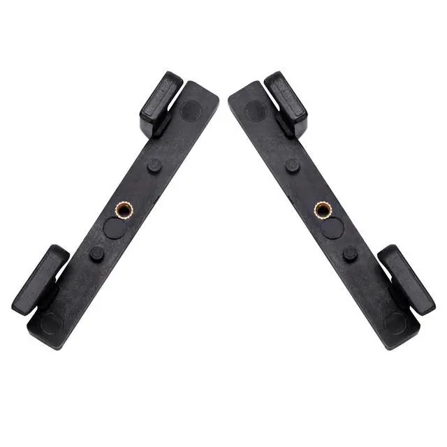 Alt view image 4 of 7 - PS2070659 Refrigerator Door Shelf Hook Compatible with Maytag, Whirlpool, KitchenAid, Side by Side Refrigerator Models Only, Freezer Door Bin Hook Replacement Black (Pair)
