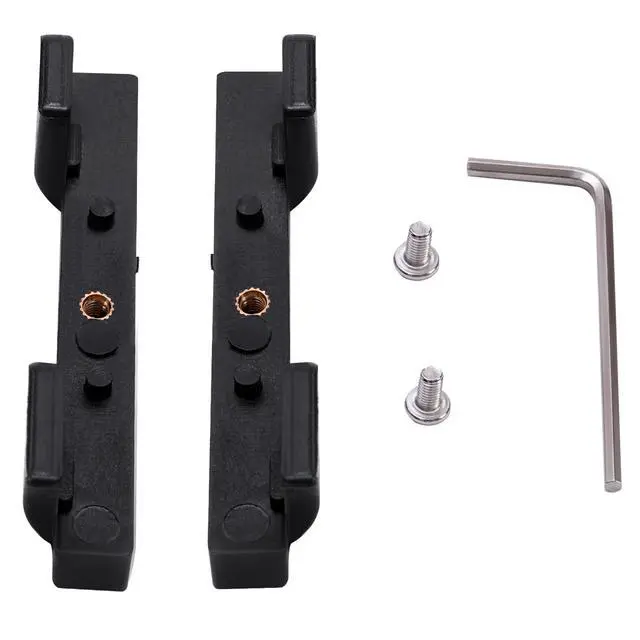 Alt view image 5 of 7 - PS2070659 Refrigerator Door Shelf Hook Compatible with Maytag, Whirlpool, KitchenAid, Side by Side Refrigerator Models Only, Freezer Door Bin Hook Replacement Black (Pair)