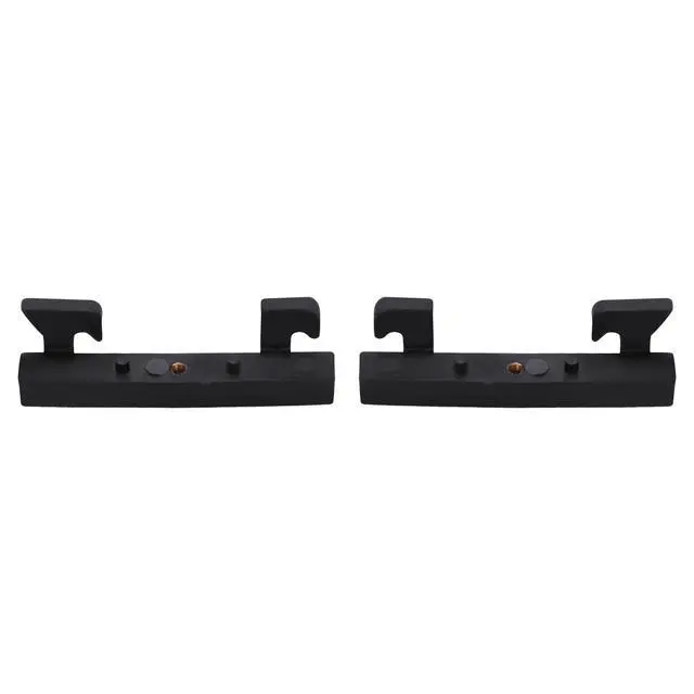 Alt view image 6 of 7 - PS2070659 Refrigerator Door Shelf Hook Compatible with Maytag, Whirlpool, KitchenAid, Side by Side Refrigerator Models Only, Freezer Door Bin Hook Replacement Black (Pair)