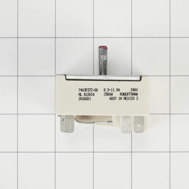Alt view image 3 of 6 - WP7403P239-60 Genuine OEM Range Surface Burner Control Switch Replacement Part - Replaces 7403P372-60, 7403P239-60