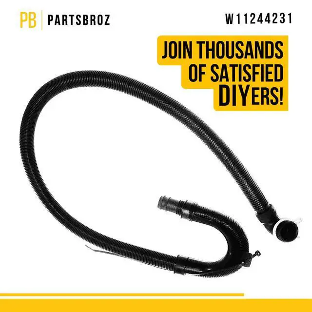 Alt view image 5 of 6 - W11244231 Washer Drain Hose for Whirlpool Kenmore Maytag AP6339776 4814009 | Also for Amana, Replaces PS12578897 W10221546 W10826733 W10769870 W10821090 W11199768 W11199820 W11203364 W11249137