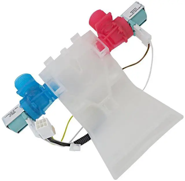 Main image of W10144820 Washer Water Inlet Valve Fit for Estate ETW4400WQ0, ETW4400WQ1, ETW4400XQ0, Replaces WPW10144820VP, EAP11749042, PS11749042, W10140914