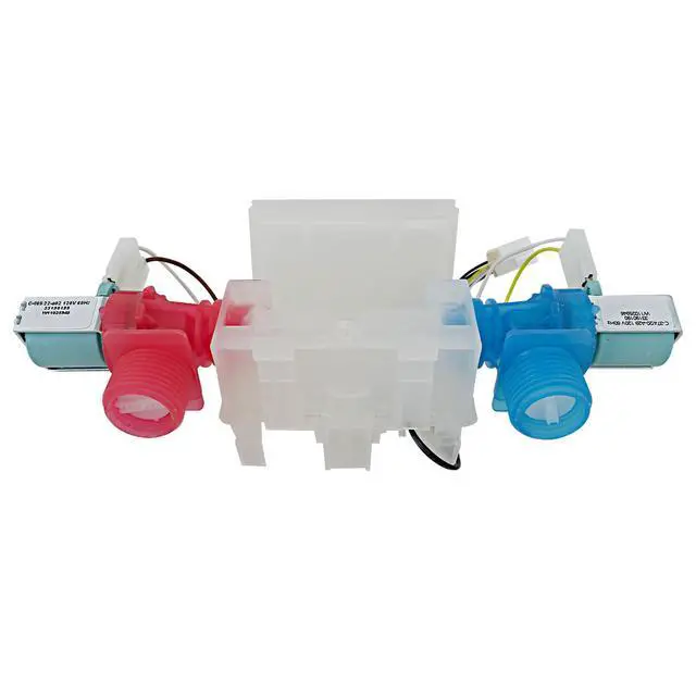 Alt view image 2 of 7 - W10144820 Washer Water Inlet Valve Fit for Estate ETW4400WQ0, ETW4400WQ1, ETW4400XQ0, Replaces WPW10144820VP, EAP11749042, PS11749042, W10140914