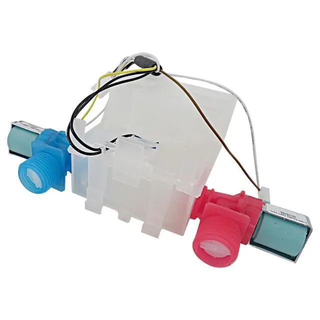 Alt view image 3 of 7 - W10144820 Washer Water Inlet Valve Fit for Estate ETW4400WQ0, ETW4400WQ1, ETW4400XQ0, Replaces WPW10144820VP, EAP11749042, PS11749042, W10140914