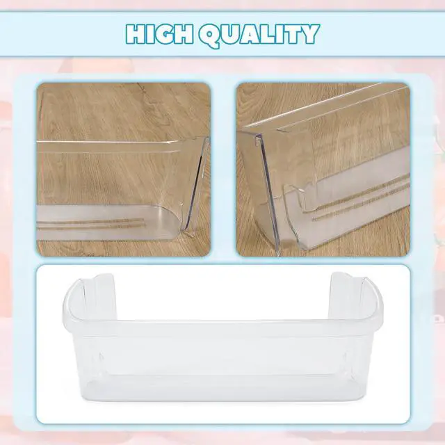 Alt view image 6 of 7 - 240323002 PS429725 AP2115742 Replacement Refrigerator Door Bin Shelf Compatible with Frigidaire Refrigerator Lower Door Shelf Replacement for AH429725, 890955 - Clear