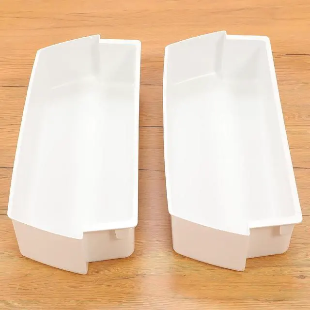Alt view image 2 of 7 - 2187172 WP2187172 Refrigerator Door Shelf Bin Compatible with Whirlpool Roper Kitchenaid Kirkland Refrigerator Door Bin Lightweight White PS986890 AP3853103 PS328468 Replacement only 2PCS