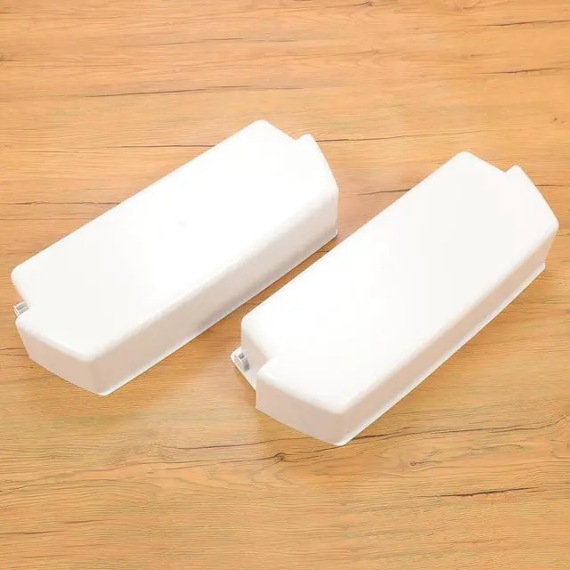 Alt view image 6 of 7 - 2187172 WP2187172 Refrigerator Door Shelf Bin Compatible with Whirlpool Roper Kitchenaid Kirkland Refrigerator Door Bin Lightweight White PS986890 AP3853103 PS328468 Replacement only 2PCS