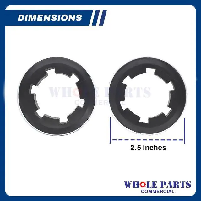 Alt view image 2 of 7 - Upgraded Kit Resilient Ring PKG Part# M4525P3P - 2 Pcs | Compatible with Select Alliance Laundry Systems, Huebsch, Primus, IPSO, Speed Queen, and UniMac Dryers